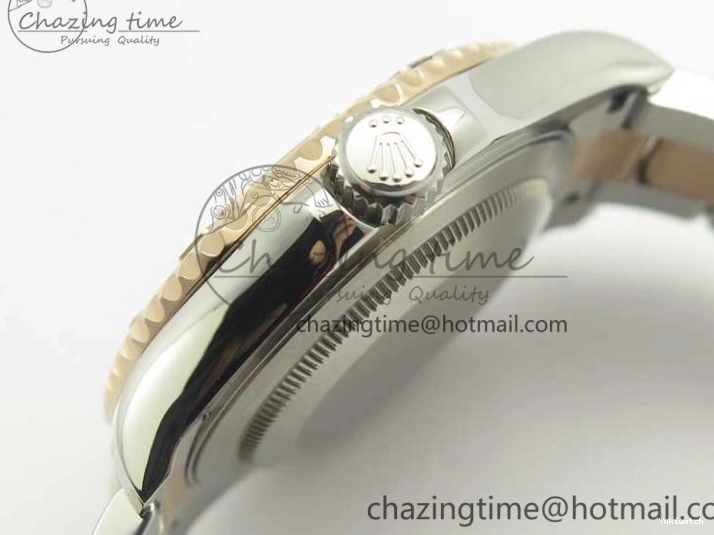 VRF Dial A2836 116621 Bracelet on RG Best Edition Yacht-Master SS 1:1 SS Black 0811